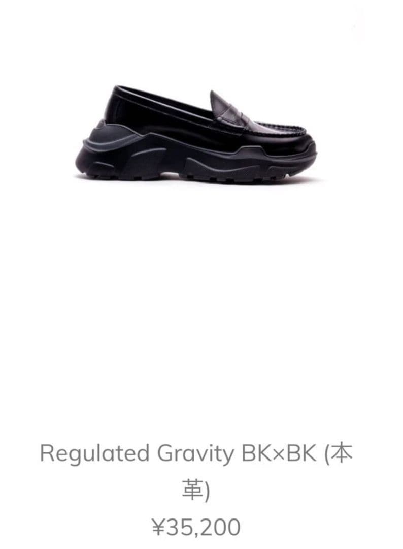 AKIKOAOKI アキコアオキ 厚底ローファー ブラック 黒 本革 Regulated Gravity BK×BK (Genuine leather) – AKIKOAOKI(アキコアオキ