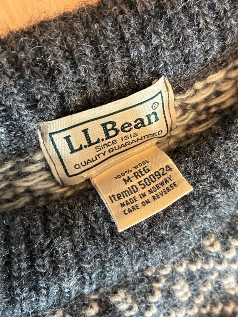 L.L.Bean バーズアイニット　Mサイズ
