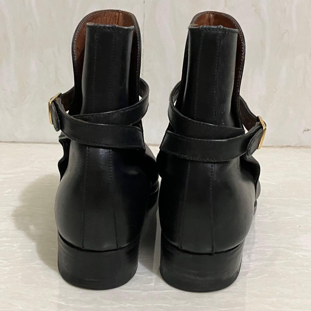 J.M.Weston　ショートブーツ　3.5D　レザー　バックル　黒