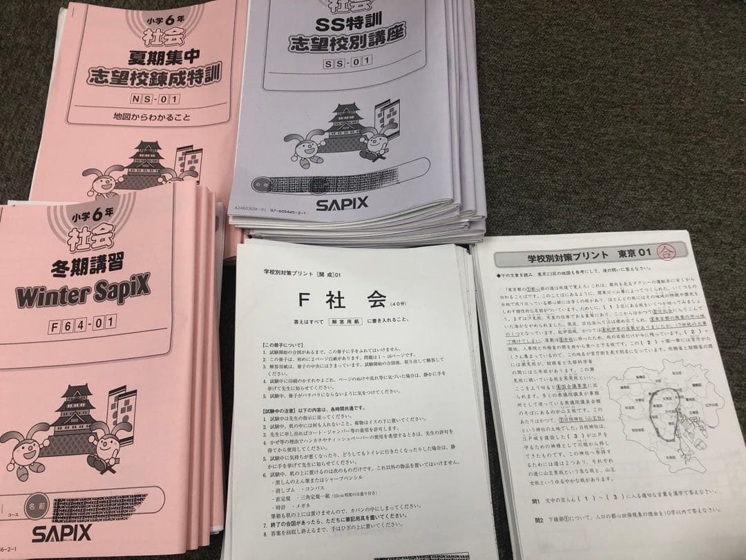 開成対策 サピックス 6年 2025年受験 日特/冬期/正月他 中古 - メルカリ