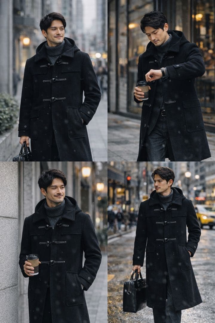 最終】Joshua Ellis × GLOVERALL 英国製ダッフルコート ア