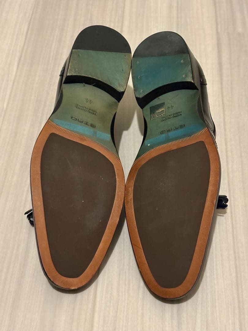 ETRO ブラックレザー メダリオンタッセルローファー サイズ44 値下げ