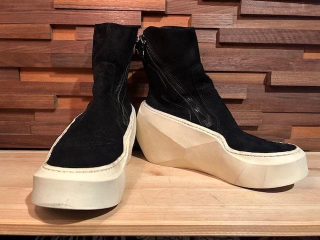 ♪送料無料☆JULIUS☆名作☆ポリゴンソール☆ブーツ☆黒☆1(約26cm