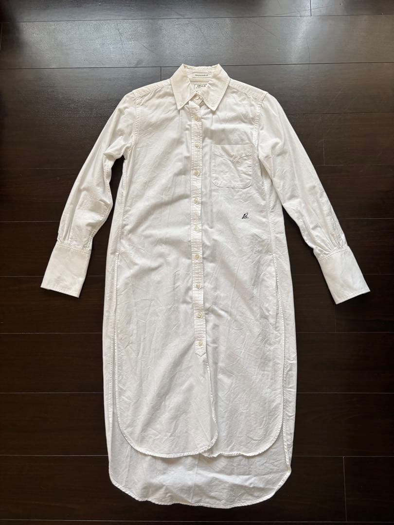 MADISONBLUE】B刺繍入りロングシャツ