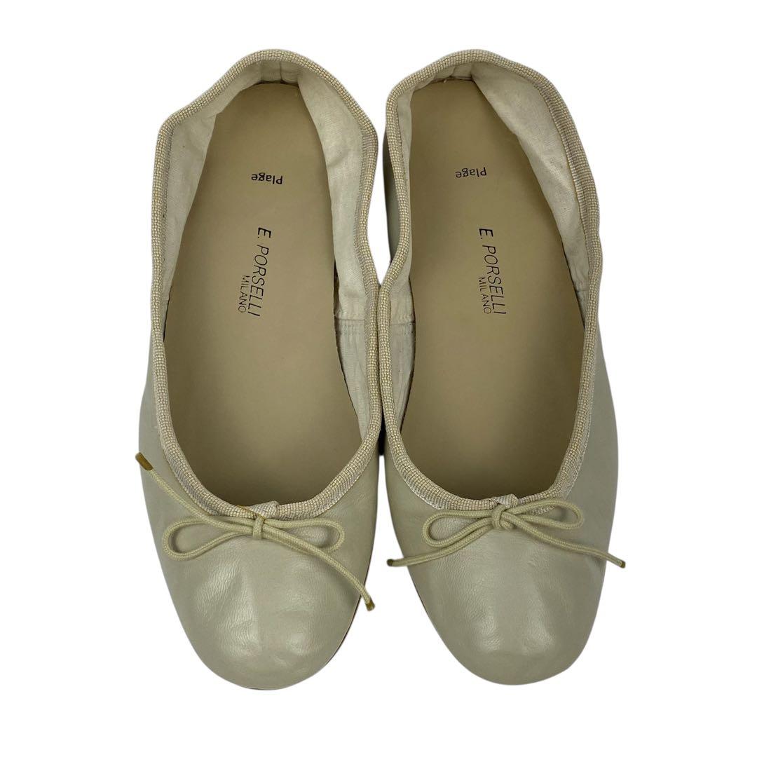 ✨新品同様✨PORSELLI ポルセリ　23.5cm ベージュ　プラージュ