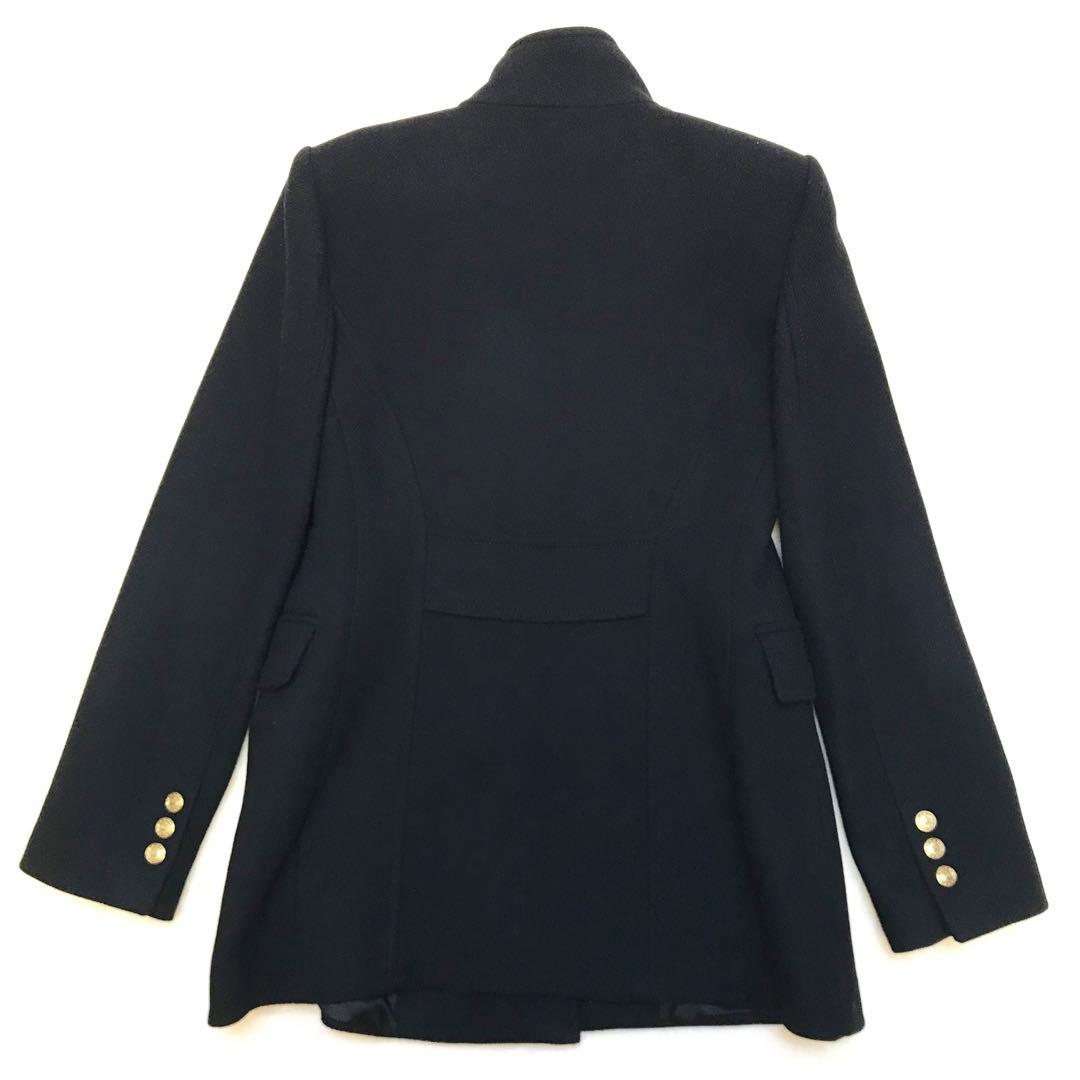 新品未使用】ZARA ナポレオンコート MANTECO ブラック S - メルカリ