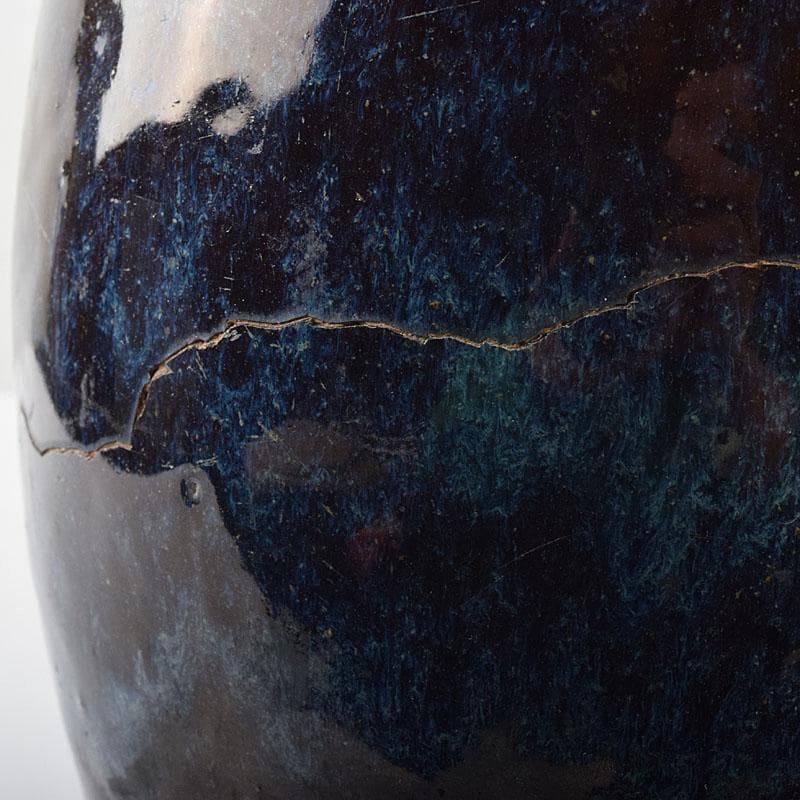 中国 海鼠釉 花瓶 壷 在銘 C R8613 - メルカリ