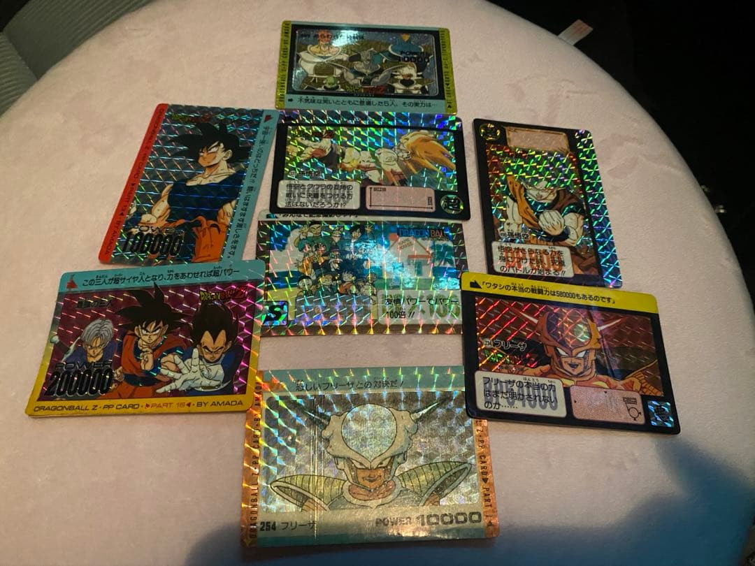 は*る様 カードダス ドラゴンボールカード 8枚セット レア 激レア】 ドラゴンボールZ 初代データカードダス サポートカード5枚
