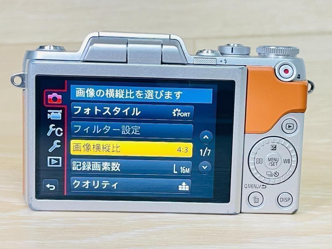 ショット数7,550回】 美品 Panasonic LUMIX DMC-GF7 - メルカリ