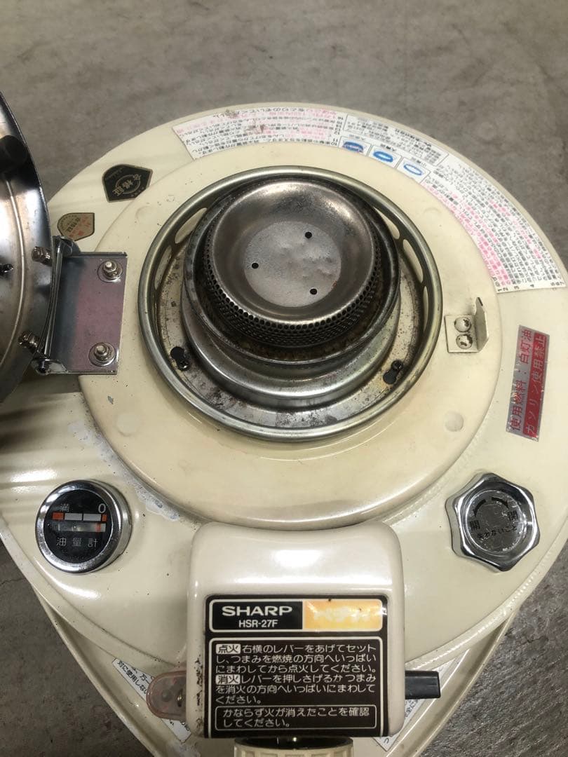 シャープ石油ストーブ HSR-27F ペチカ 和製アラジン ガラス芯