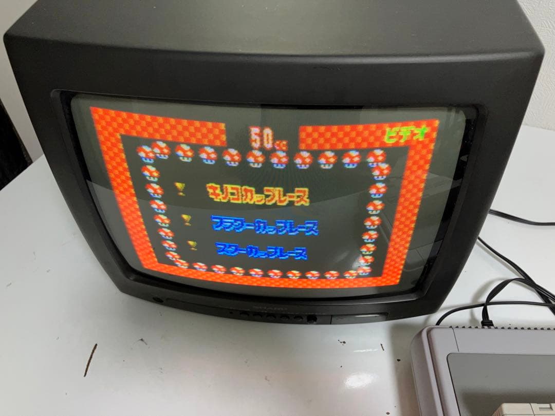 送料込み ブラウン管 カラーテレビ SHARP シャープ14C-L10 レトロ