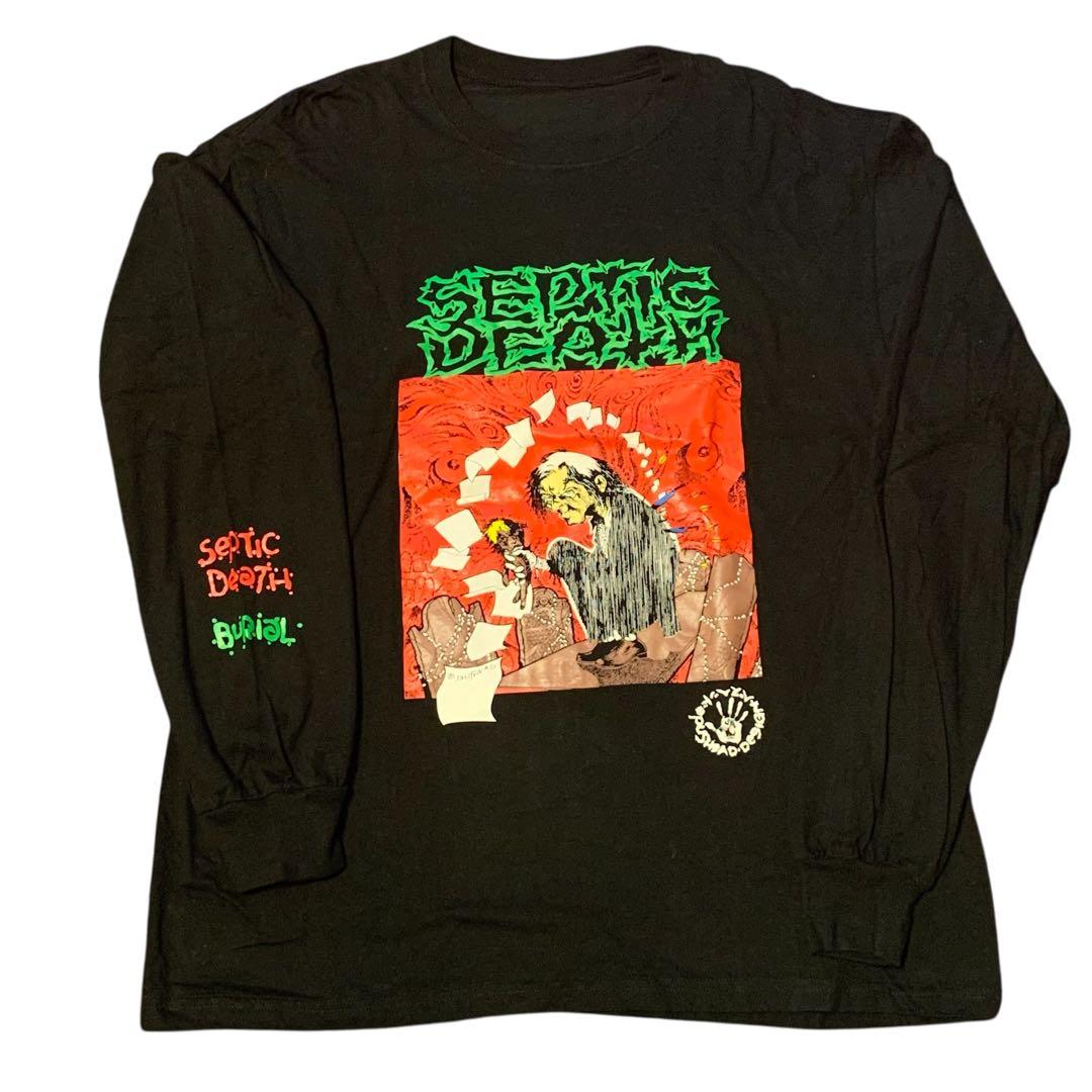 Septic Death 長袖Tシャツ XL Pashead zolac Septic Death 長袖Tシャツ XL Pashead zolac - メルカリ