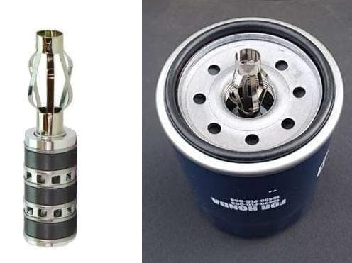 耐性と出力アップに オイルフィルター PECS 3P-N バイク・自動車