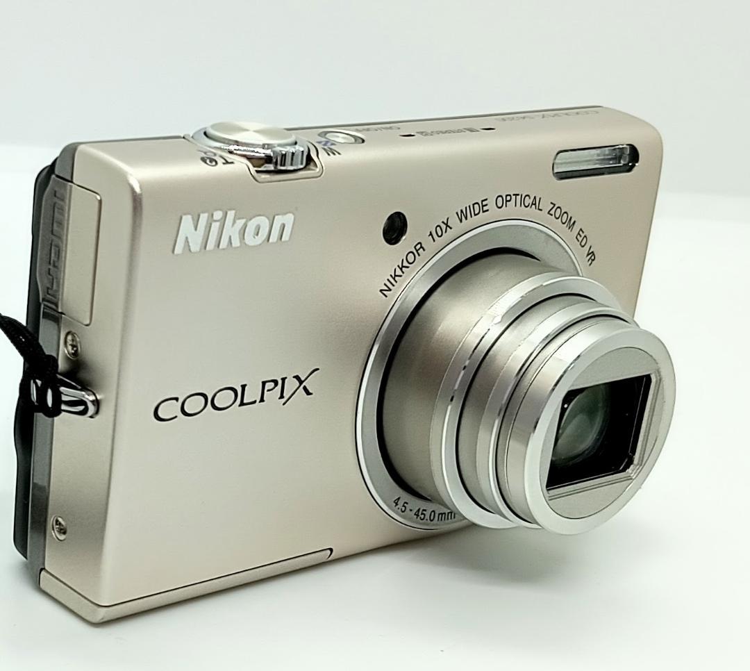 Nikon COOLPIX S6200 Silver 16.0MP 充電器付き