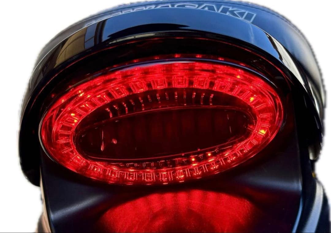 延長カラー付き！ 定番カラーダークレッドZ900RS テールランプ アワビ