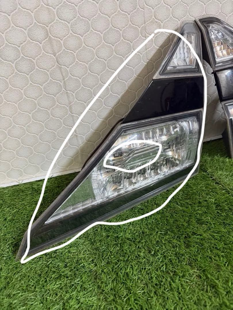 ヴェルファイア 20系 純正 左右LEDテールランプ クリア/ブラック