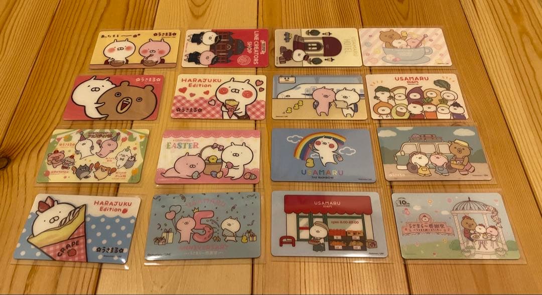 うさまる うさまらーカード 16枚 まとめ売り - メルカリ