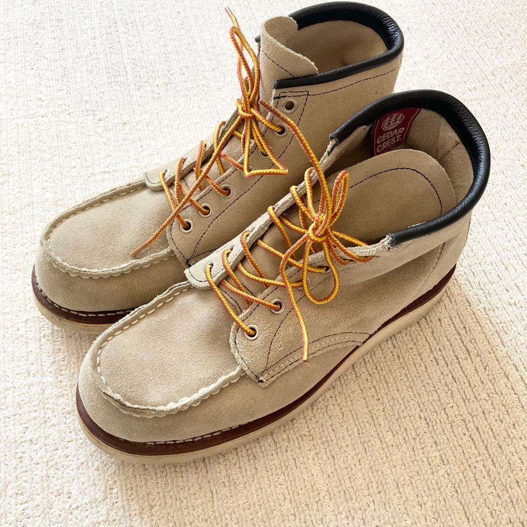 CEADARCRESTベージュ スエード ハイカット ワークブーツ 26.5cm - メルカリ