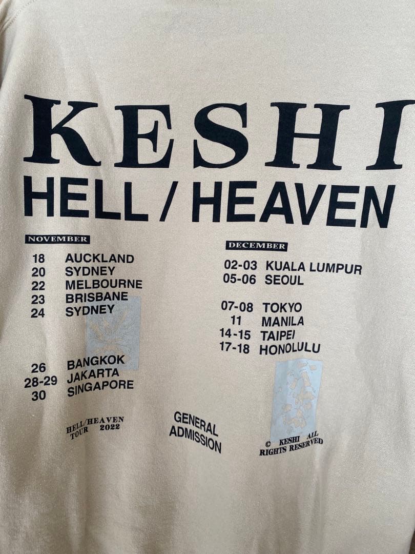 激レア KESHI HELL/HEAVEN ツアーパーカー - メルカリ