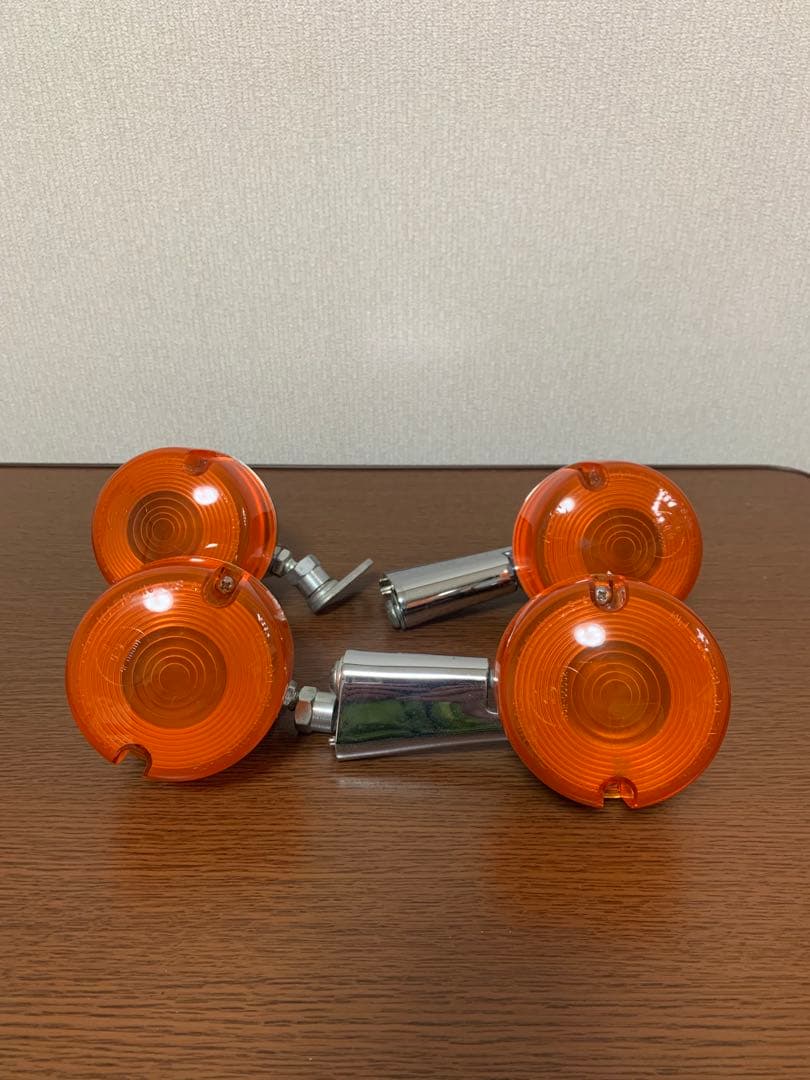 ハーレー　純正ウインカー　4個　綺麗です。 Yahoo!オークション - ハーレー純正ウインカー4個セット 前後 1台分 P2