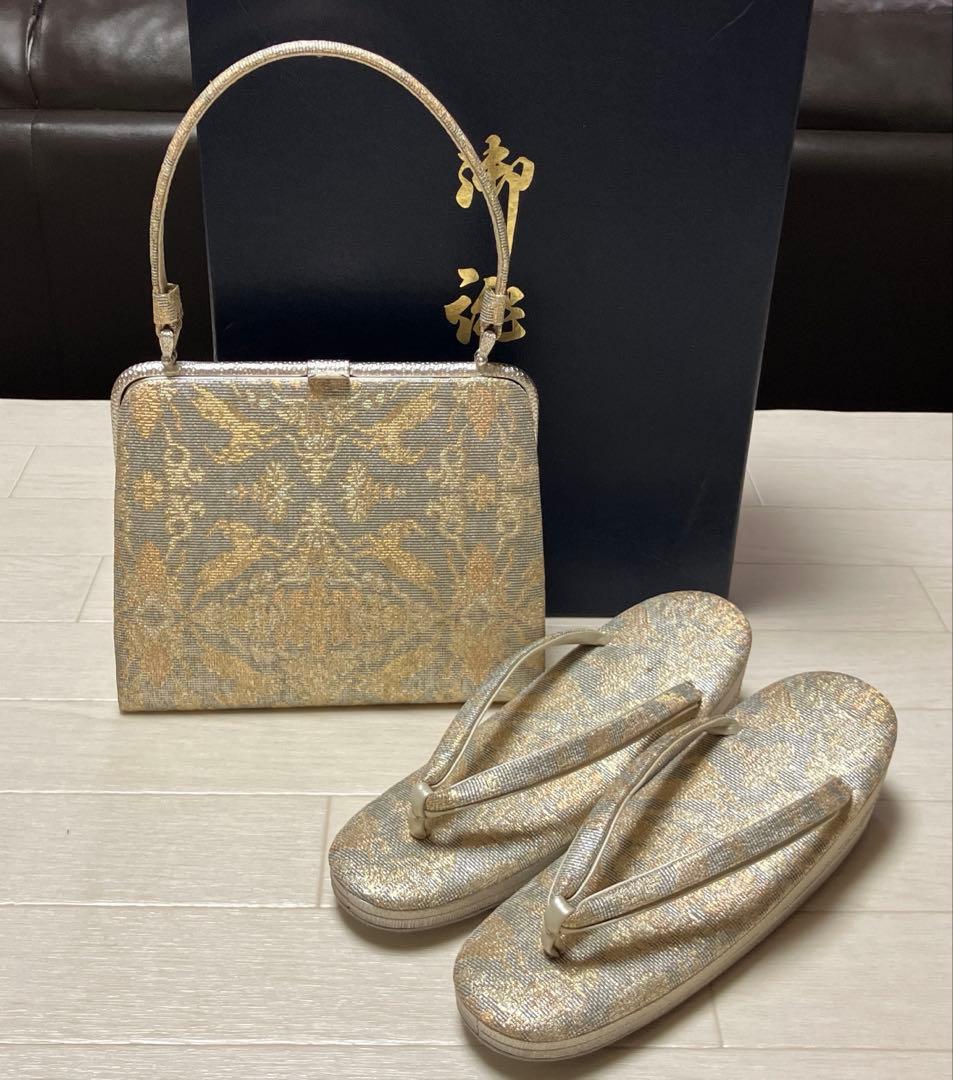 キンワシ　草履バッグセット 楽天市場】【金鷲】草履バッグセット 振袖 成人式 結婚式 草履 バッグ