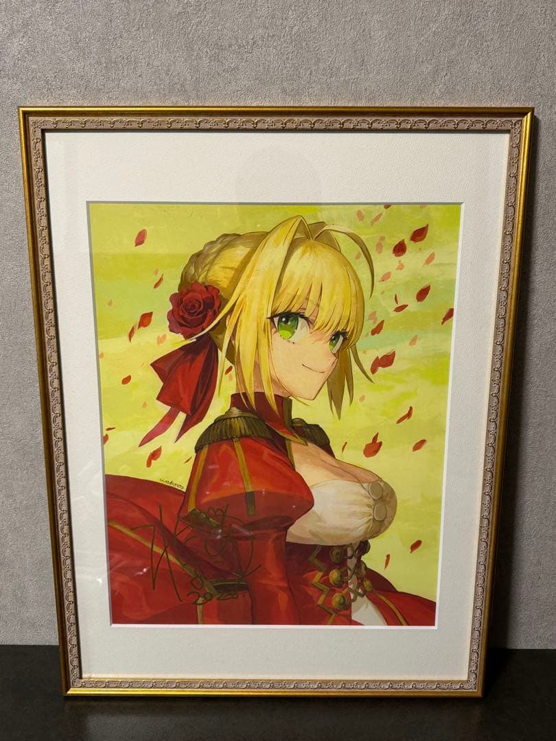 ワダアルコサイン入り 複製画 未使用】ワダアルコ 直筆サイン入り複製画 B3 アナログイラスト