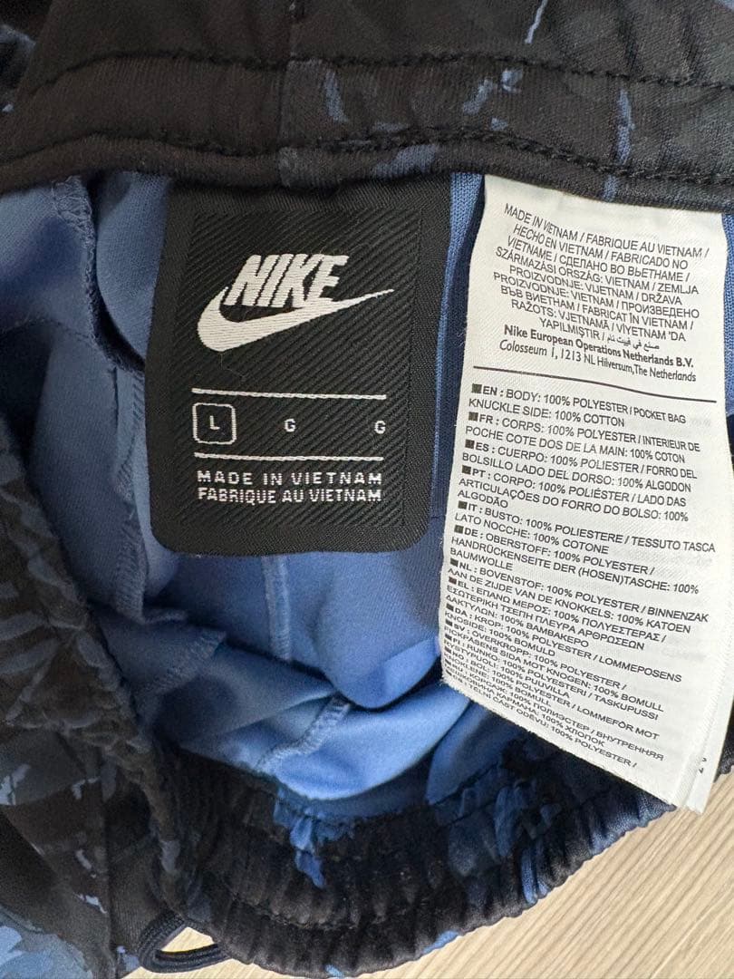 マチカフェさん専用ブラック/ブルー花柄 NIKE ナイキジャージ※お値下げ