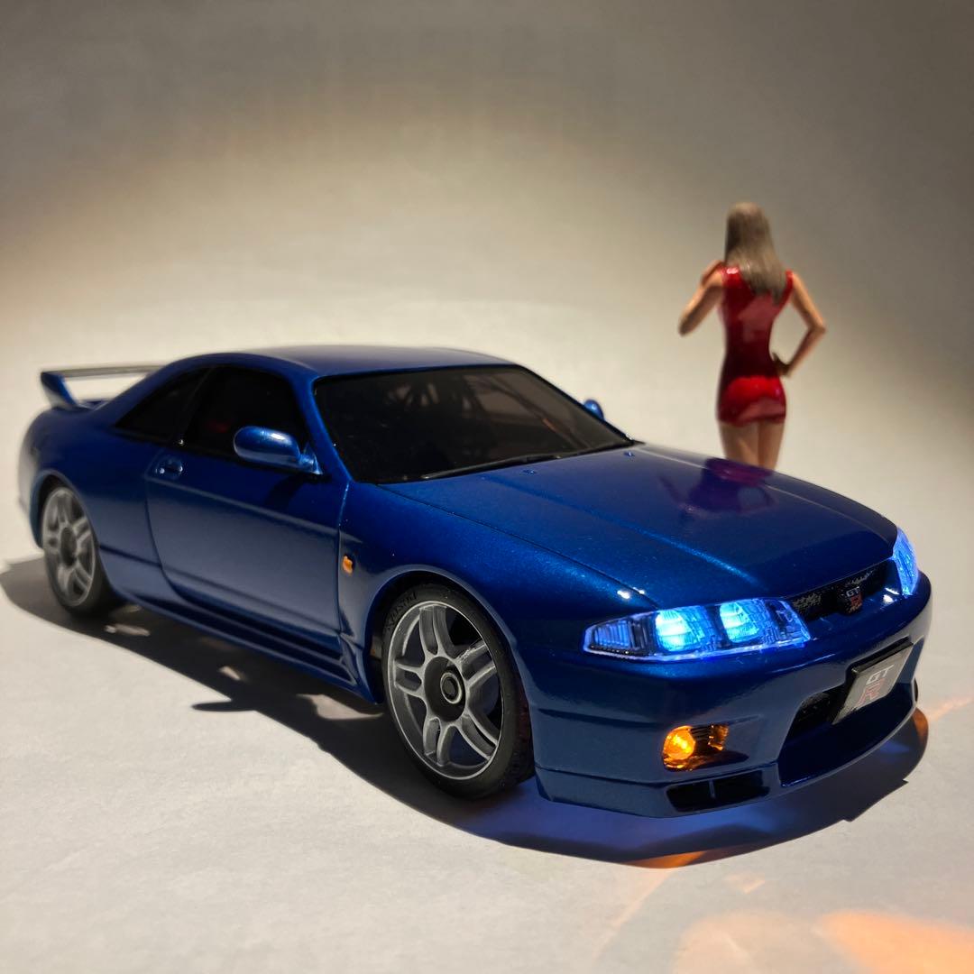 京商　ミニッツAWD ボディ、ホイール、ボディマウント、LED 京商ミニッツ オートスケールコレクション ARTA NSX 2007 ホイール