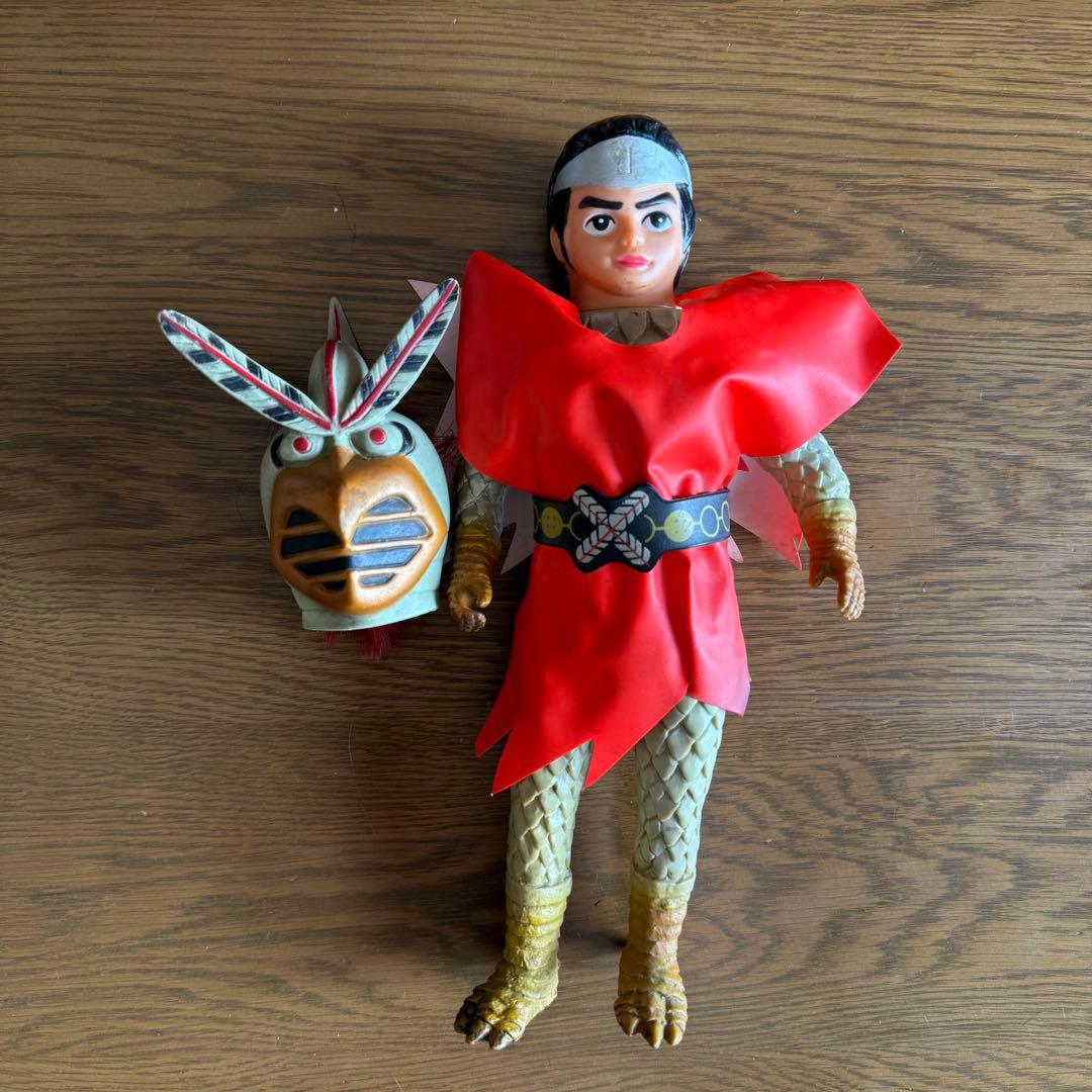 【当時物】変身忍者嵐 ソフビ 26cm バンダイ Yahoo!オークション - 変身忍者嵐 ソフビ 当時物 昭和レトロ