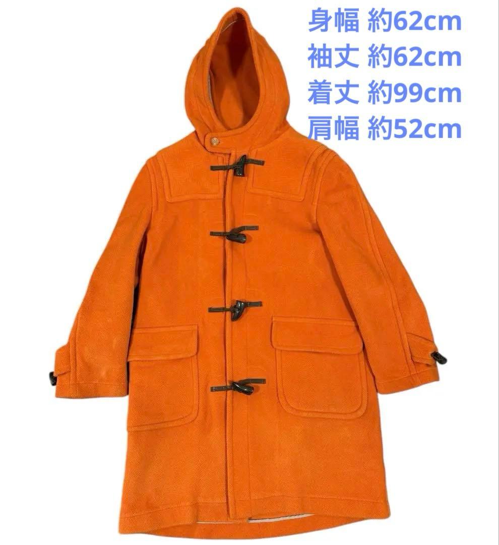 90s グレンフェル 別注 ダッフルコート オレンジ 36 Moorbrook grenfell “ladies duffle coat” orange size36 イングランド製