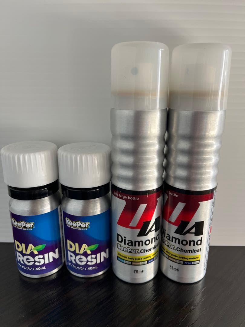 ダイヤ2レジン・ダイヤケミカル２本セット KeePer技研 ダイヤモンドキーパー レジン2 爆ツヤ 300ml ガラスフッ素