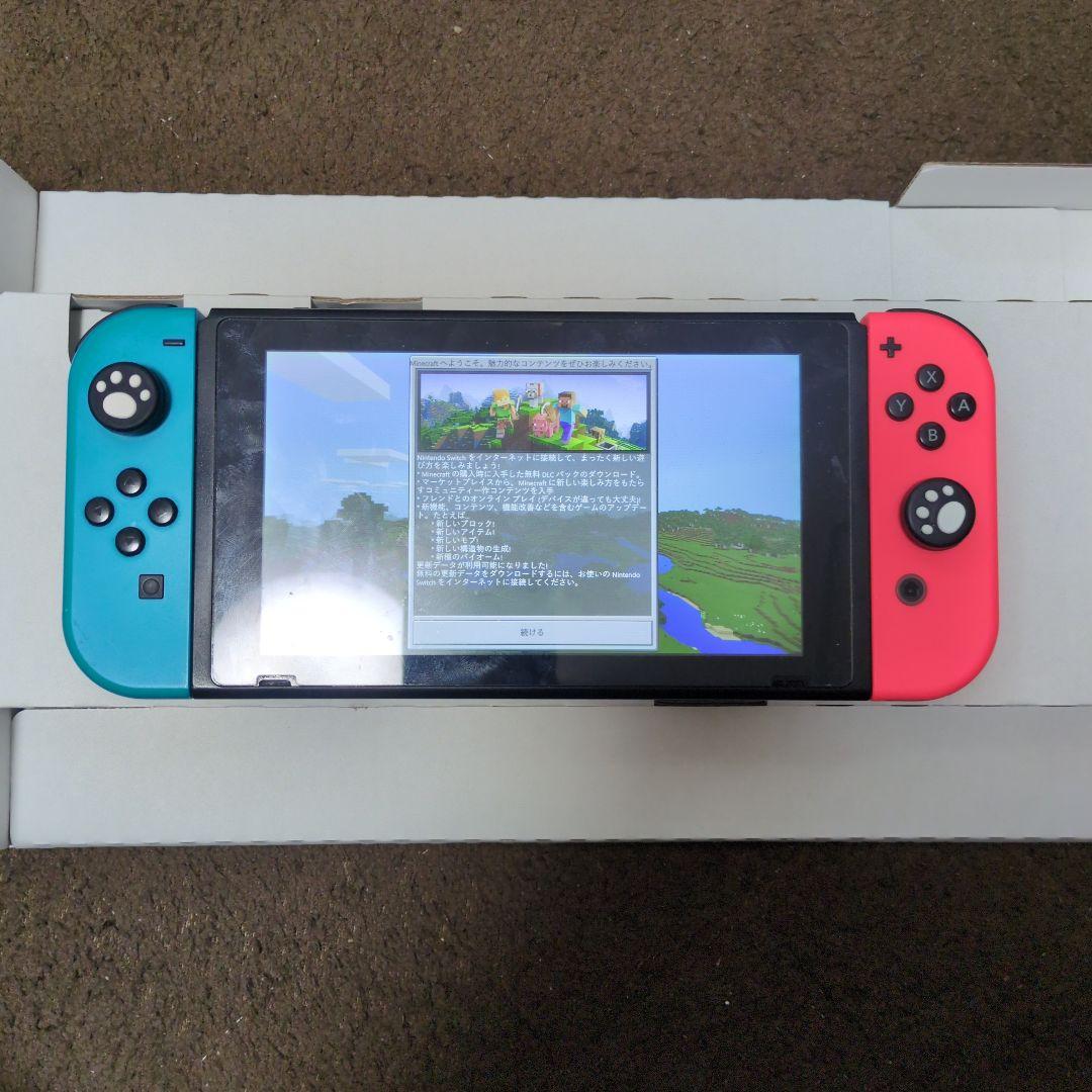Nintendo Switch ブルー/レッド 本体 ACアダプター無し - メルカリ