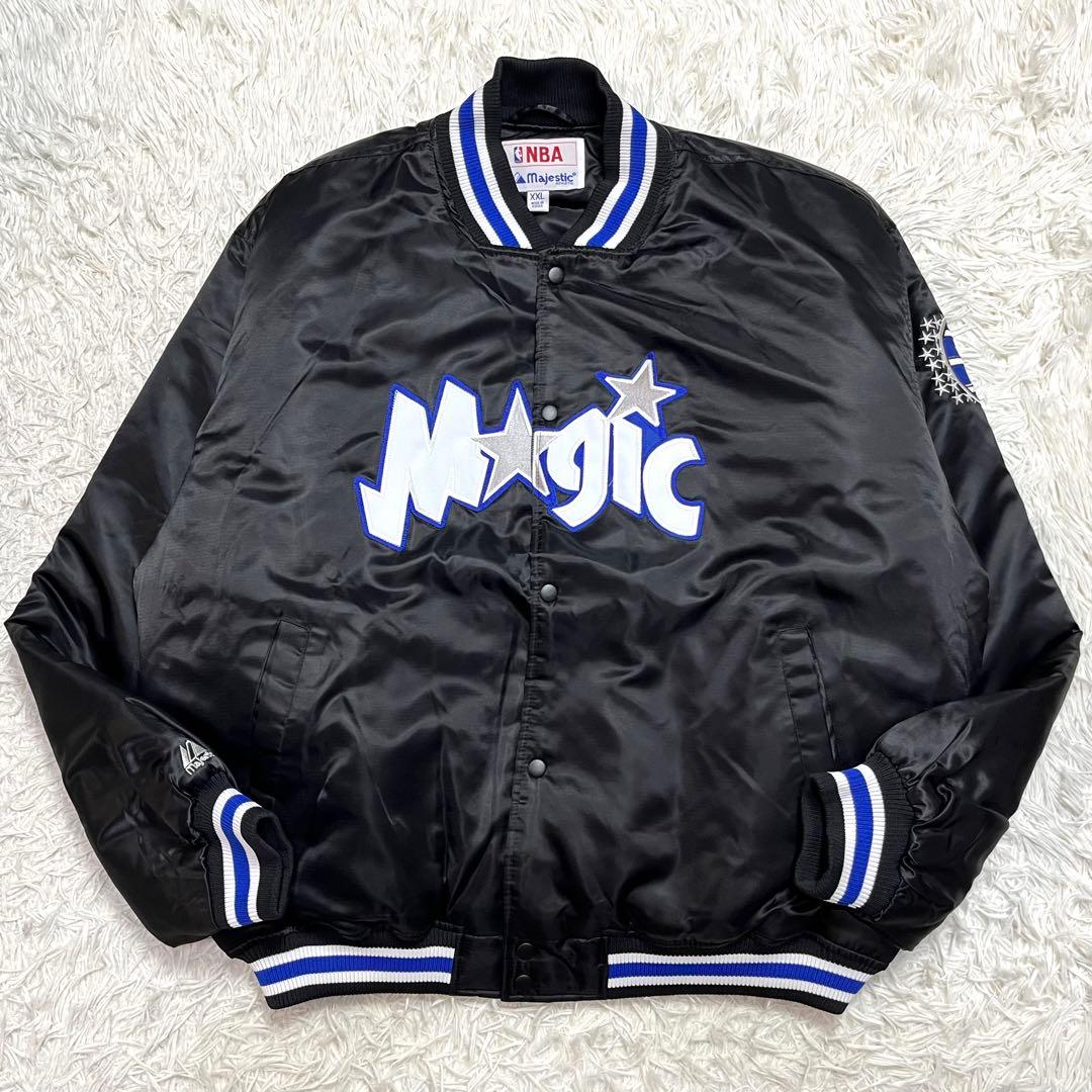 美品✨Majestic マジェスティック オーランドマジック スタジャン XXL