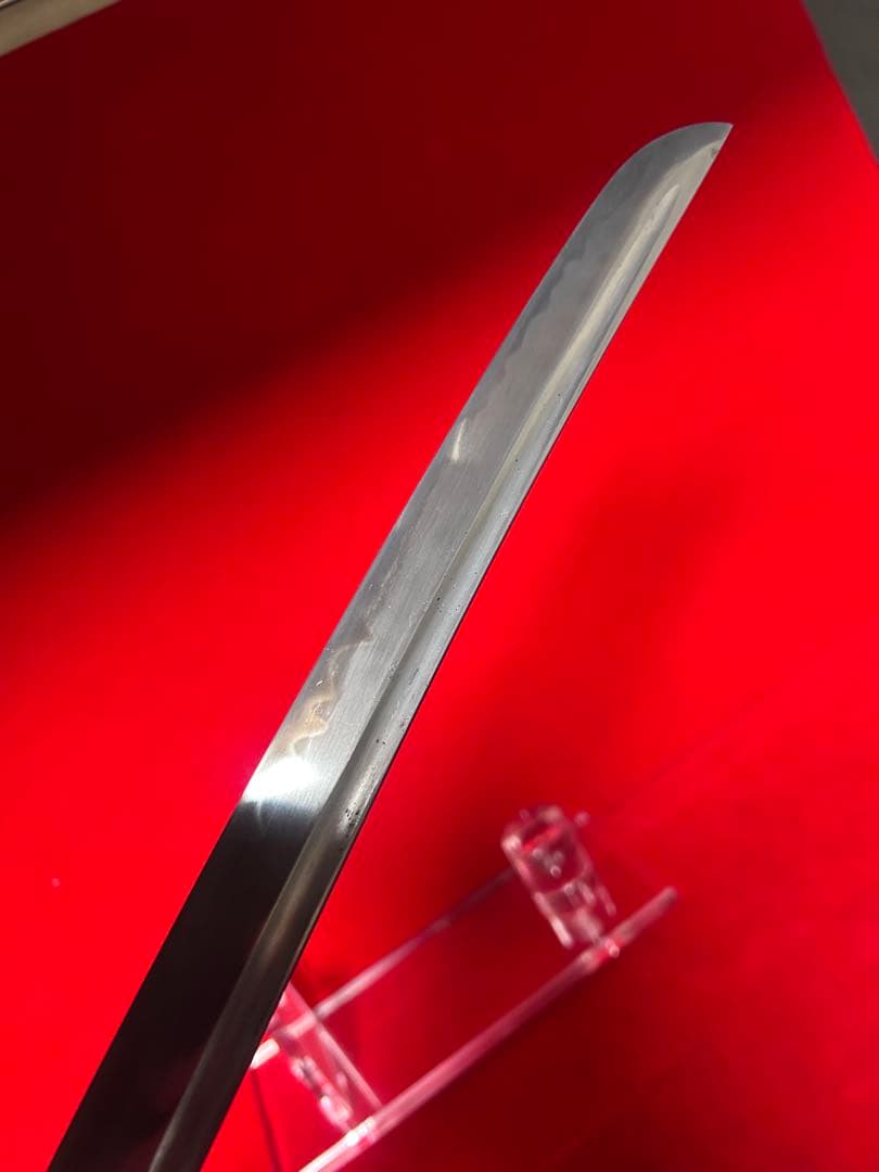 01566 包丁 マグロ包丁 鬼反り 刃文綺麗 玉鋼 未使用品 2026年