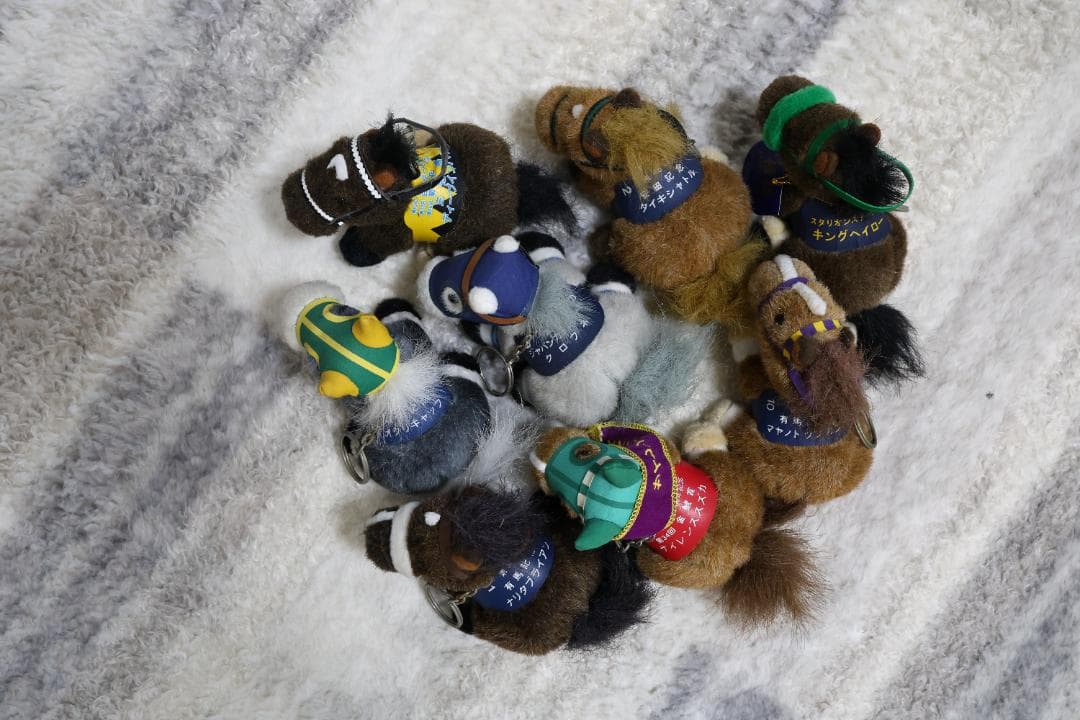 サイレンススズカ ほか キーホルダーぬいぐるみ 8体セット