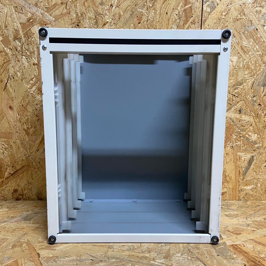 グリコ ポッキー 店舗用ディスプレイ 3段収納ケース スチール什器