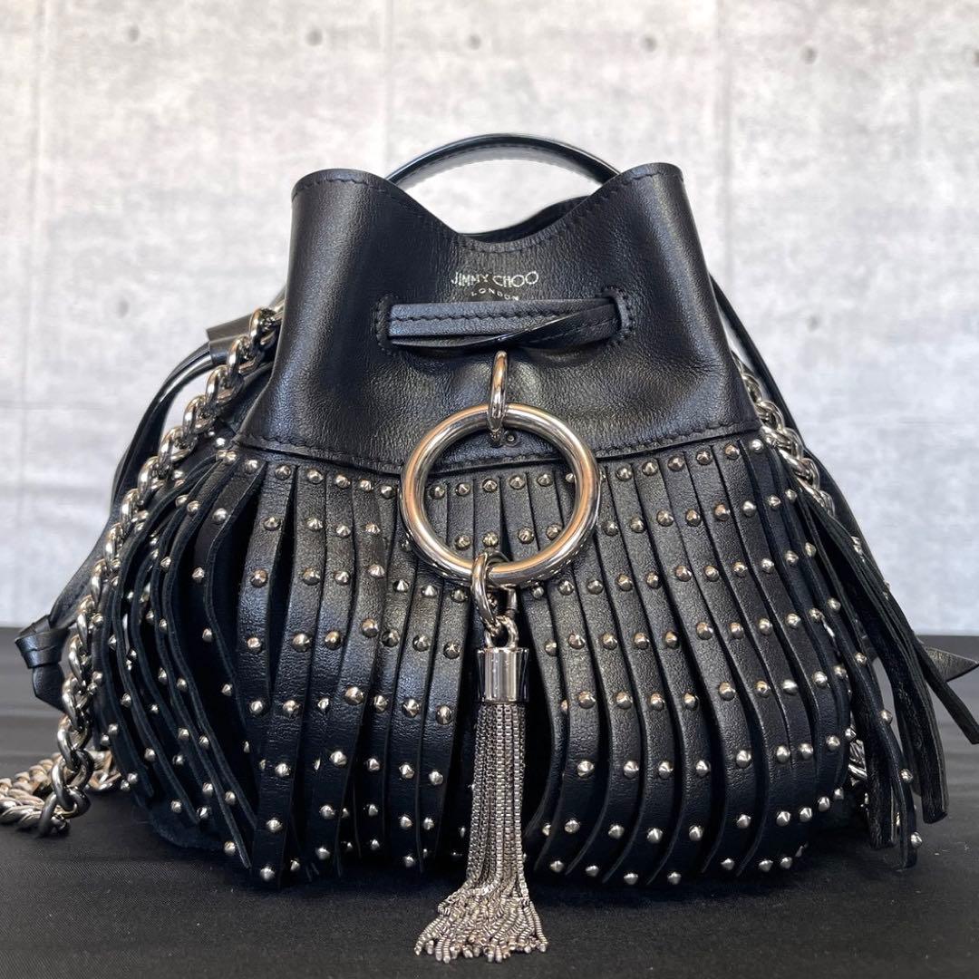専用品JIMMY CHOO ブラック キャリー ドローストリングショルダーバッグ 楽天市場】JIMMY CHOO ジミーチュウ CALLIE DRAWSTRING/ キャリー