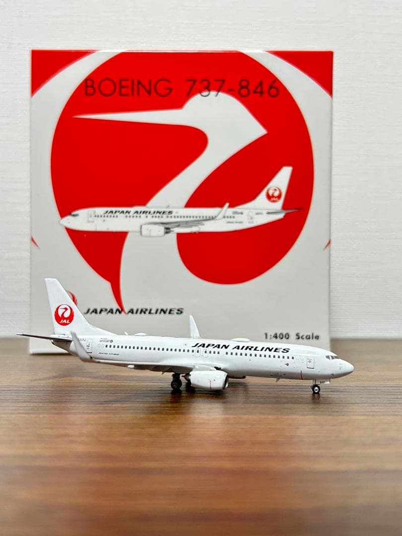 【通常塗装】JAL 日本航空 737-800 JA317J ph 1/400 PH04643 Japan Airlines Boeing 737-800 JA317J Phoenix 1:400 -飞机