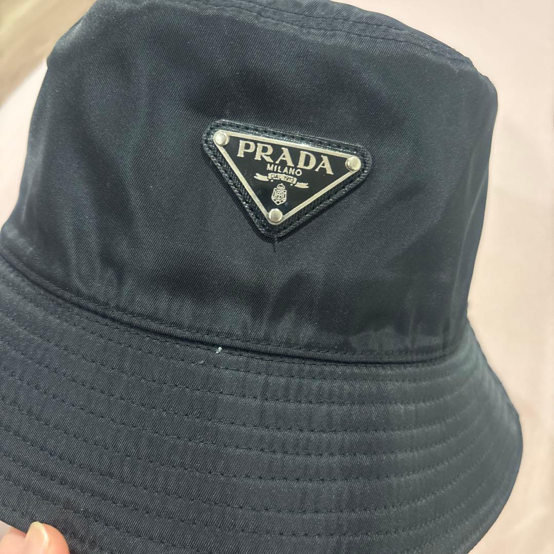K*t様 PRADA ブラック バケットハット M PRADA/プラダ_Men通販 | Re-Nylon バケットハット【送料無料】【店頭
