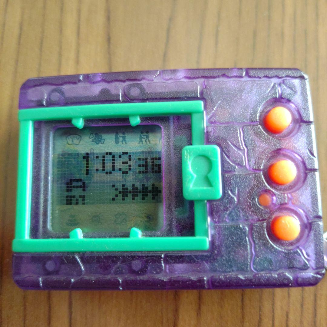 初期デジタルモンスター1997 スケルトンパープル デジモン デジタル