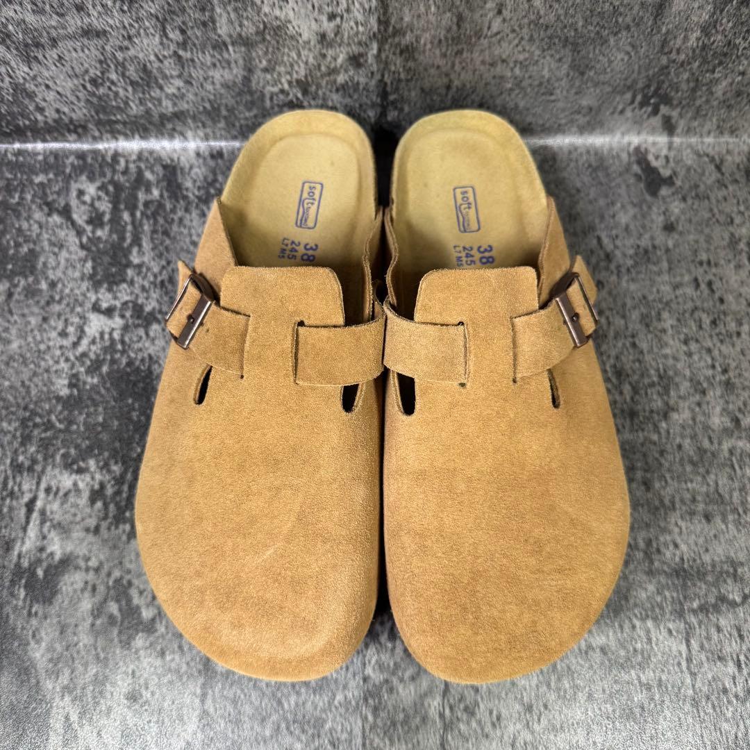 【試着程度】ビルケンシュトック ボストン サボサンダル 38 24.5cm