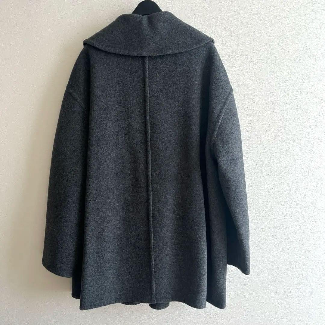 YONFA ダブルボタンウールコート - メルカリ