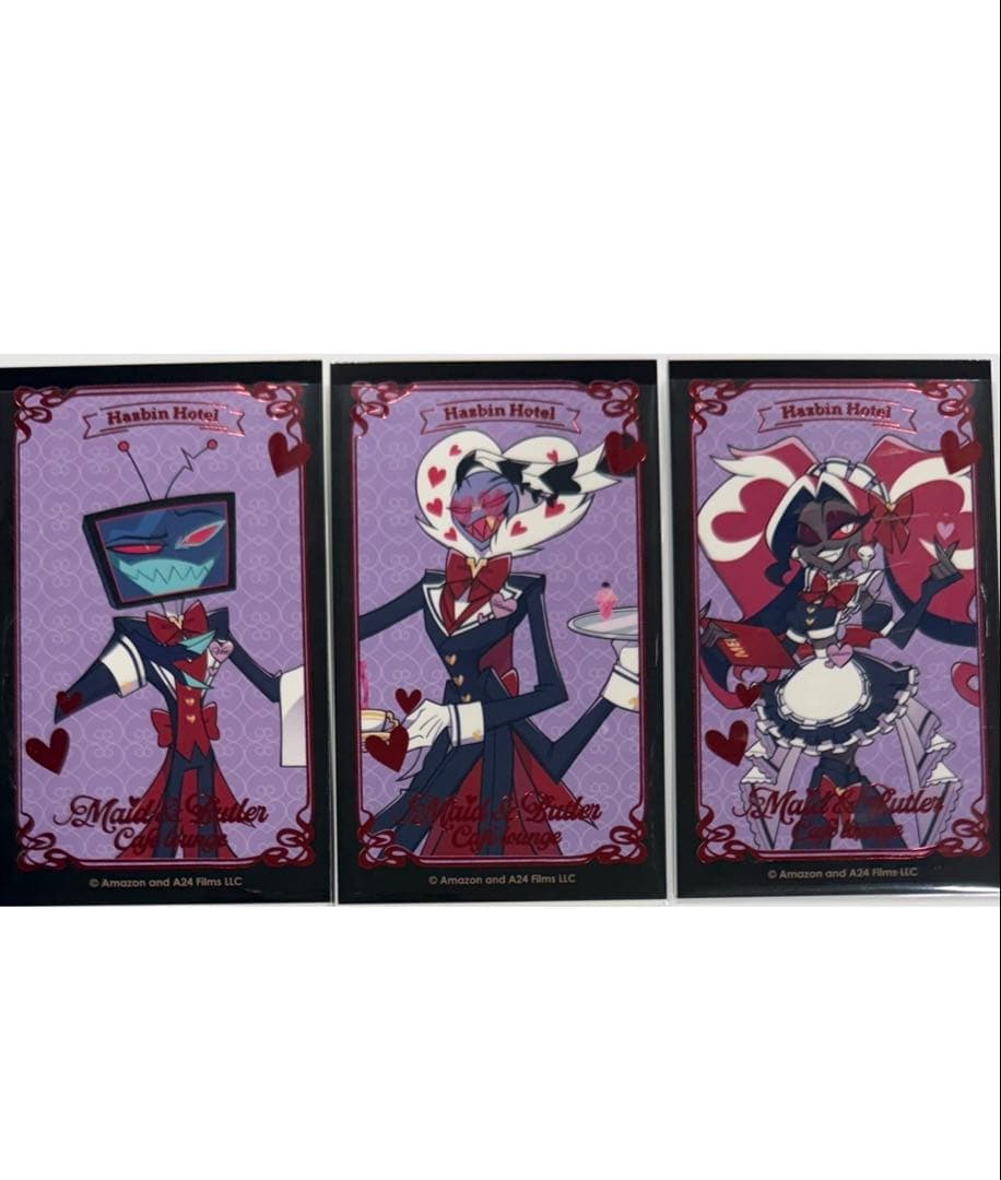 ハズビン•ホテル ヴォックス ヴァレンティノ ヴェルベット 箔押し