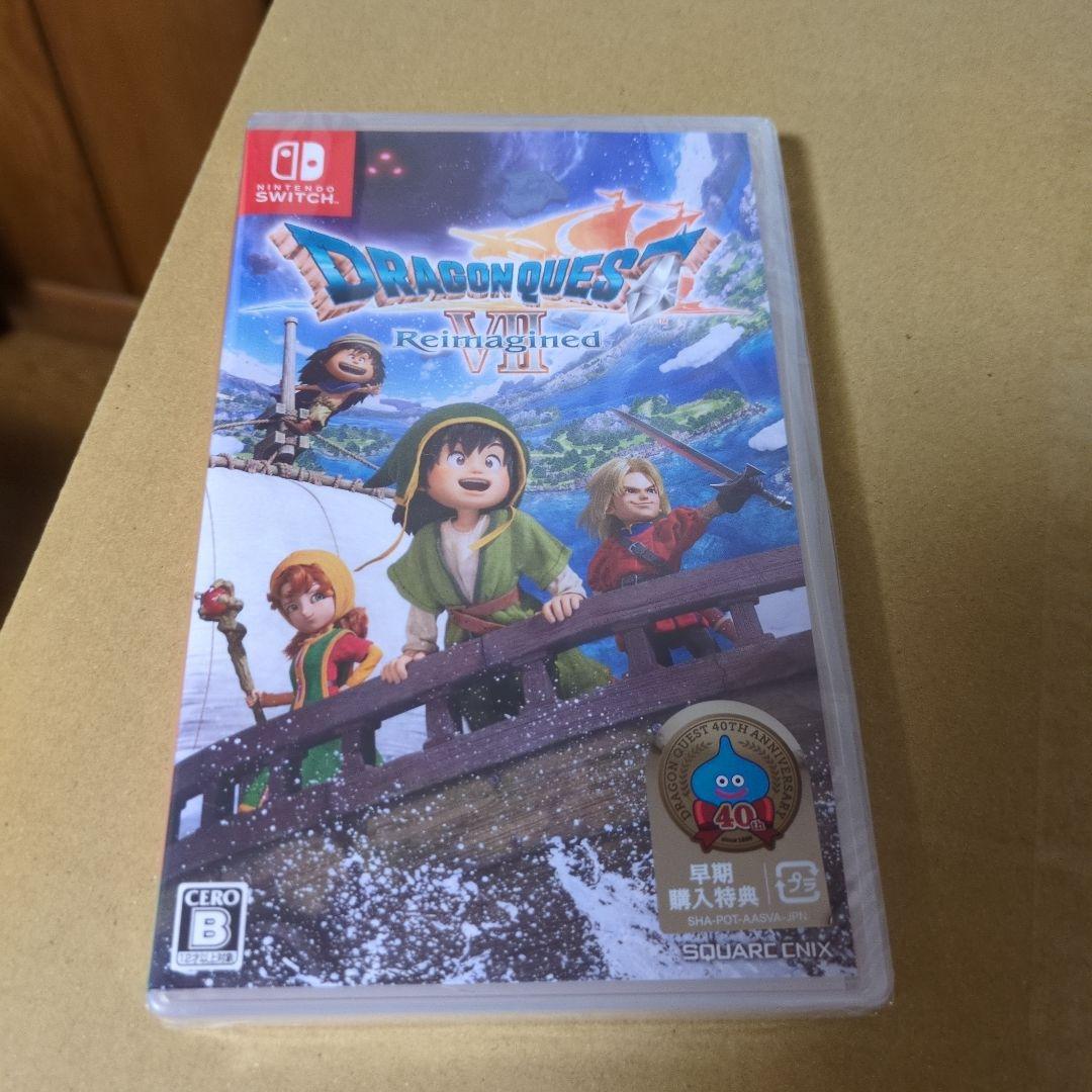 入金後24時間以内発送　未開封 ドラクエ7 早期購入特典付 Switch Nintendo Switch 早期購入特典付き ドラゴンクエストVII Reimagined