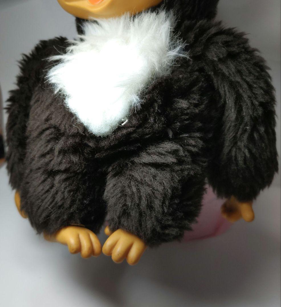 昭和レトロ モンチッチ風ゴリラのぬいぐるみ - メルカリ