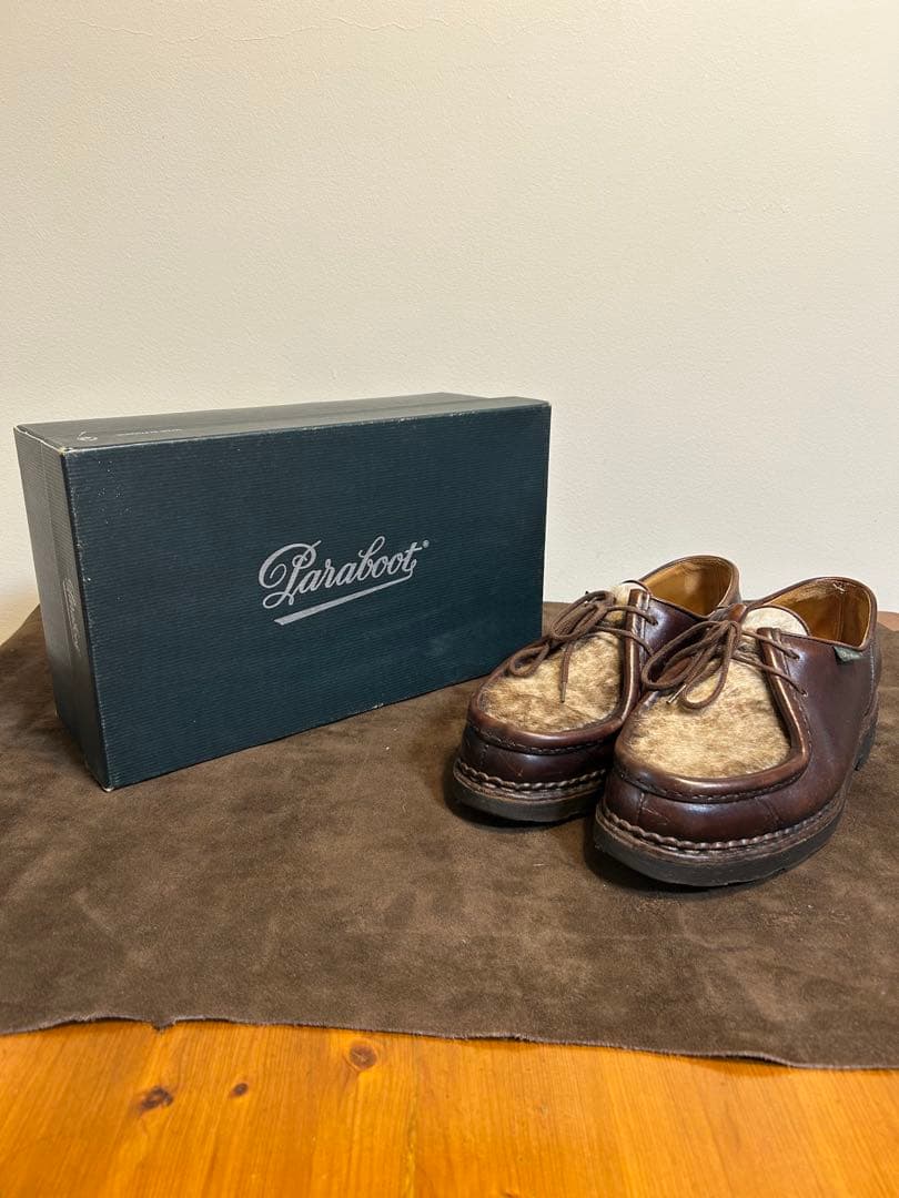 【廃盤モデル】PARABOOT MICHAELポニー　40サイズ 楽天市場】【メンズ】 paraboot michael パラブーツ ミカエル ポニー