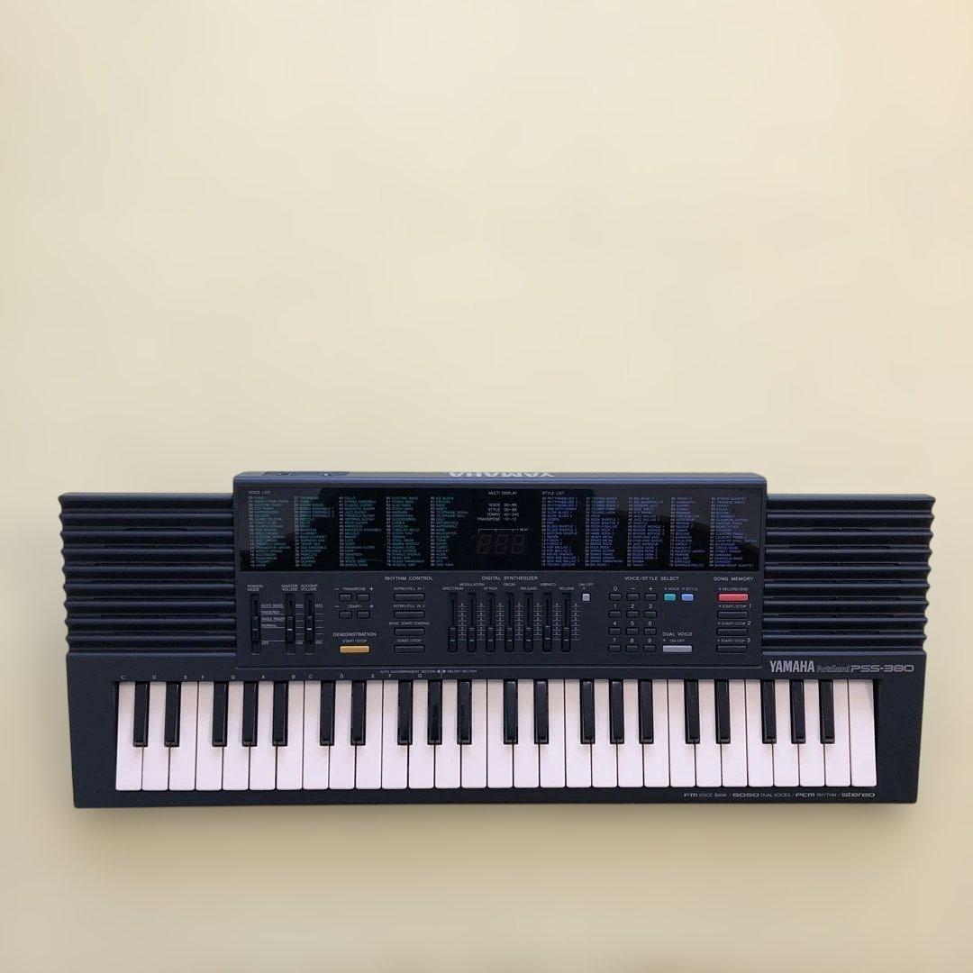 鍵盤楽器 YAMAHA/PSS-380 Portasound ヤマハ - 【キーボード】YAMAHA ヤマハ ポーターサウンド PSS-380 動作