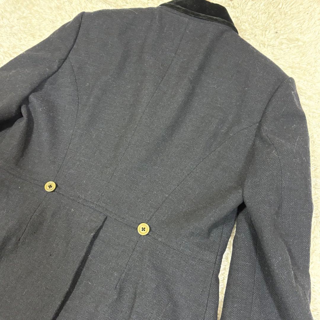 ラルフローレン 大きいサイズ ヘリンボーン ベロア コート 15