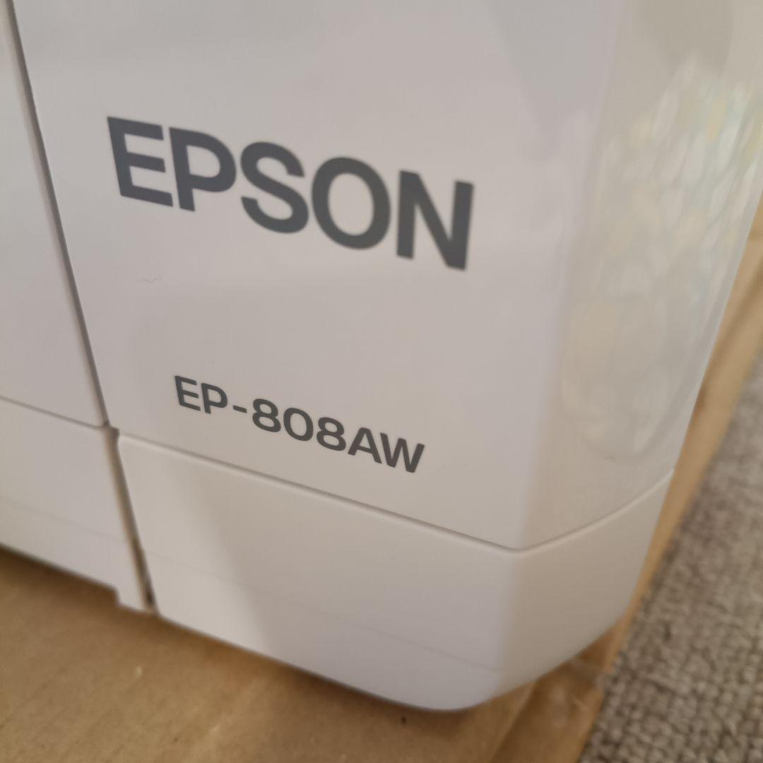 EPSON EP-808AW 　ジャンク品　インクジェットプリンター ジャンク品 エプソン EP808AW プリンター - メルカリ