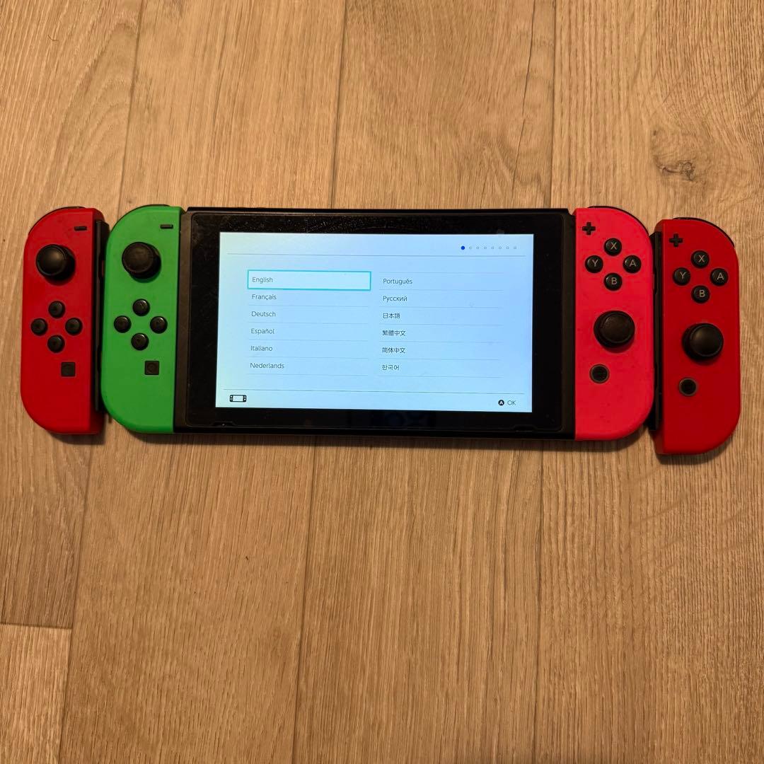 Nintendo Switch 本体　ジョイコンセット　動作確認済み ニンテンドーSwitch ジョイコンセット グレー 動作確認済み ㉙ - メルカリ